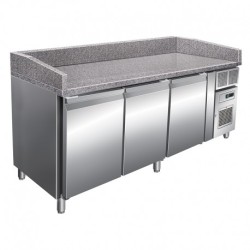 TABLE À PIZZA - DESSUS GRANIT - 3 PORTES - PZ3601TN NOSEM