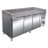 TABLE À PIZZA - DESSUS GRANIT - 3 PORTES - PZ3601TN NOSEM