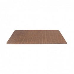 Set de table en cuir recyclé Securit Leather marron CU928 Securit