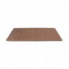 Set de table en cuir recyclé Securit Leather marron CU928 Securit