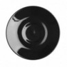 Soucoupes expresso Olympia Café noires 116mm (lot de 12) CU955 Olympia