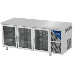 TABLE VITRÉE GN 1/1 PROF. 700 POSITIVE - TG703CV-3 NOSEM