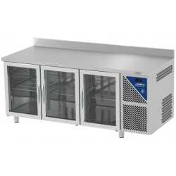 TABLE VITRÉE GN 1/1 PROF. 700 POSITIVE - TG703V-3 NOSEM