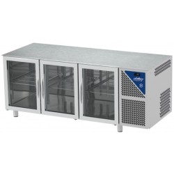 TABLE VITRÉE GN 1/1 PROF. 700 POSITIVE - TG703SDV-3 NOSEM