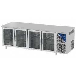 TABLE VITRÉE GN 1/1 PROF. 700 POSITIVE - TG704CV-3 NOSEM