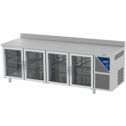 TABLE VITRÉE GN 1/1 PROF. 700 POSITIVE - TG704V-3 NOSEM