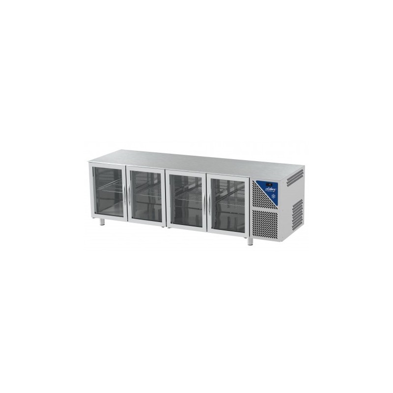 TABLE VITRÉE GN 1/1 PROF. 700 POSITIVE - TG704SDV-3 NOSEM