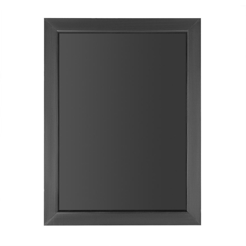 Ardoise murale avec cadre en bois noir Olympia 450x600mm CU990 Olympia