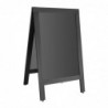 Panneau de trottoir avec cadre en bois noir Olympia 500x850mm CU992 Olympia