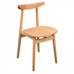 Chaises Fameg Cowhorn hêtre naturel (lot de 2) CW007 Fameg