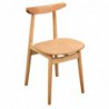 Chaises Fameg Cowhorn hêtre naturel (lot de 2) CW007 Fameg