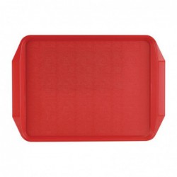 Plateau avec poignées Roltex 435x305mm rouge CW018 Roltex