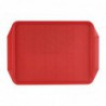 Plateau avec poignées Roltex 435x305mm rouge CW018 Roltex