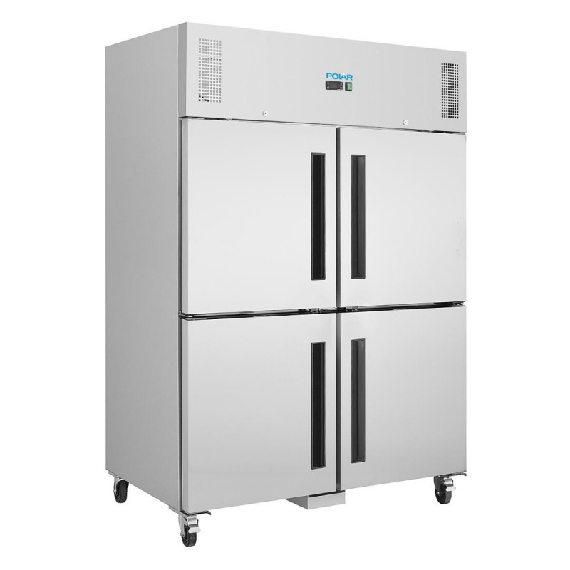Armoire réfrigérée positive double 2 portillons GN 2/1 Polar Série G CW195 Polar Armoire réfrigérée positive double 2 portillons GN 2/1 Polar Série G CW195 Polar