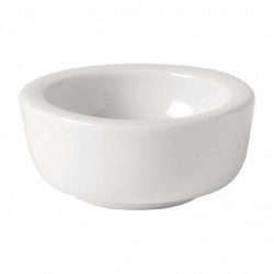 Pots à beurre Utopia Titan blancs 65 mm (lot de 6) CW265 Utopia