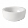 Pots à beurre Utopia Titan blancs 65 mm (lot de 6) CW265 Utopia
