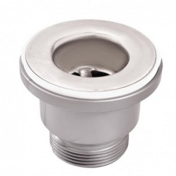 Crépine de vidange en laiton chromé avec joint et écrou de fixation Gastro M 38mm CW373 Gastro M