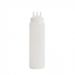 Bouteille souple transparente 3 embouts Vogue 681ml CW725 Vogue