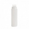 Bouteille souple transparente 3 embouts Vogue 681ml CW725 Vogue