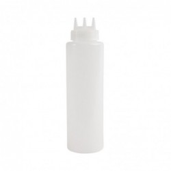 Bouteille souple transparente 3 embouts Vogue 908ml CW726 Vogue