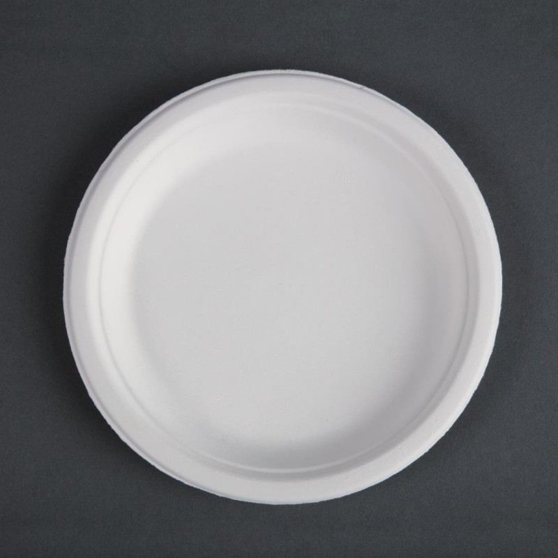 Assiettes en bagasse compostables Fiesta Compostable 17 Assiettes en bagasse compostables Fiesta Compostable 17
