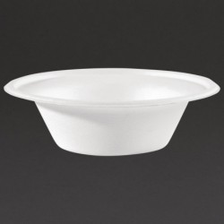 Bols ronds compostables en bagasse Fiesta Compostable 300ml (lot de 50) CW906 Fiesta
