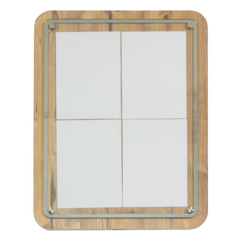 Porte-menu en bois Securit 4xA4 avec poteau et socle CX073 Securit Porte-menu en bois Securit 4xA4 avec poteau et socle CX073 Securit