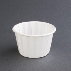 Pots à sauce en papier Fiesta Recyclable 59ml (lot de 250) CX081 Fiesta Recyclable