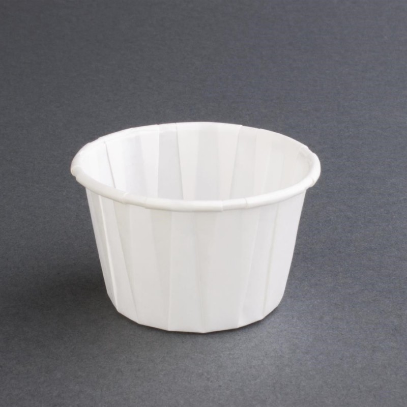 Pots à sauce en papier Fiesta Recyclable 59ml (lot de 250) CX081 Fiesta Recyclable Pots à sauce en papier Fiesta Recyclable 59ml (lot de 250) CX081 Fiesta Recyclable