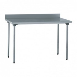 Table de préparation inox avec dosseret Tournus 1400mm CX552 Tournus