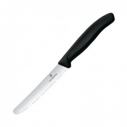 Couteau à tomate denté Victorinox 11cm noir CX740 Victorinox