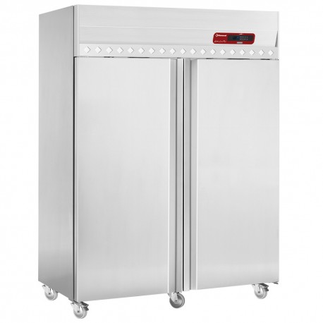 Armoire frigorifique ventilée positive 1400 Lit. 2 portes GN 2/1 sur roues Diamond ID140/R2
