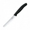 Couteau à tomate denté Victorinox 11cm noir CX740 Victorinox