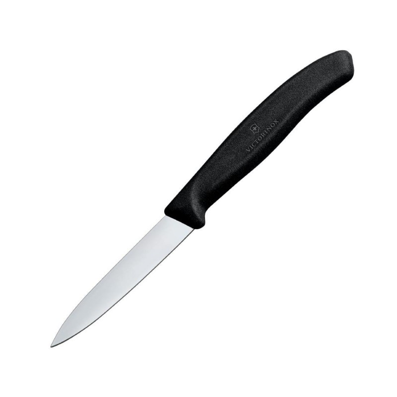 Couteau d'office pointu Victorinox 8cm noir CX742 Victorinox Couteau d'office pointu Victorinox 8cm noir CX742 Victorinox