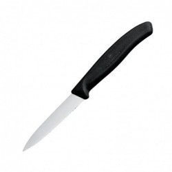 Couteau d'office denté pointu Victorinox 8cm noir CX746 Victorinox