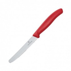 Couteau à tomate denté Victorinox 11cm rouge CX751 Victorinox