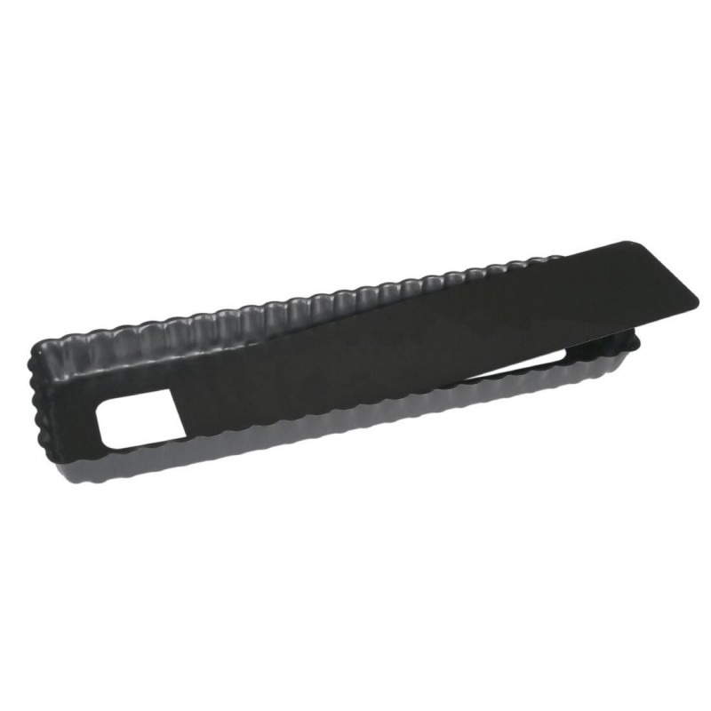 Moule à tarte rectangulaire antiadhésif avec fond amovible De Buyer 36cm CY117 De Buyer Moule à tarte rectangulaire antiadhésif avec fond amovible De Buyer 36cm CY117 De Buyer