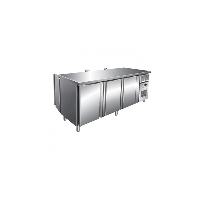 TABLE GASTRO GN 1/1 TRAVERSANTE 3 PORTES - POSITIVE - GNT3101TN NOSEM