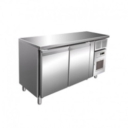 TABLE GASTRO GN 1/1 - PROF 700 MM - 2 PORTES - POSITIVE - CLASSE A - GN2101TNA NOSEM