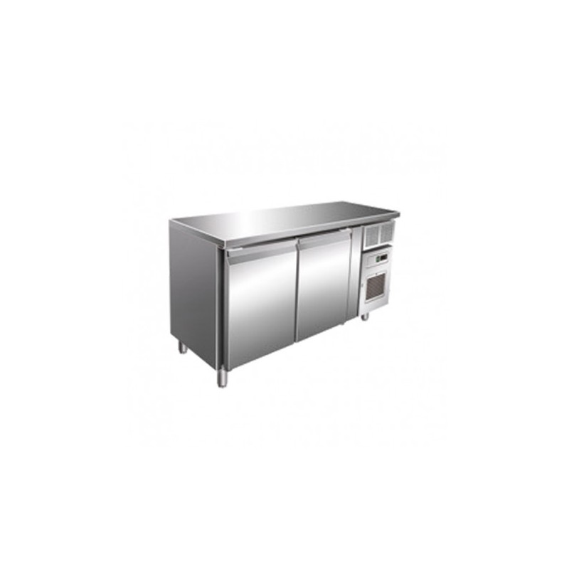 TABLE GASTRO GN 1/1 - PROF 700 MM - 2 PORTES - POSITIVE - CLASSE A - GN2101TNA NOSEM