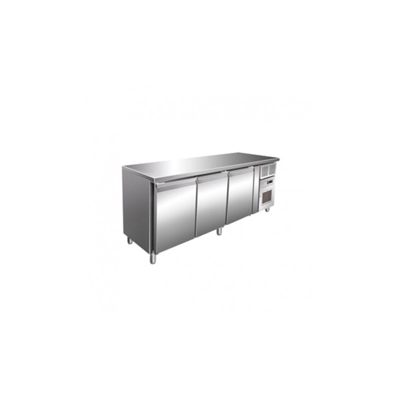 TABLE GASTRO GN 1/1 - PROF 700 MM - 3 PORTES - POSITIVE - CLASSE A - GN3101TNA NOSEM