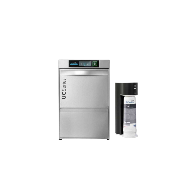 Lave-vaisselle Winterhalter UC-S + osmoseur – Réf. Excellence-iPlus – Triphasé – Installation incluse Lave-vaisselle Winterhalter UC-S + osmoseur – Réf. Excellence-iPlus – Triphasé – Installation incluse