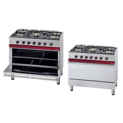 Fourneau professionnel gaz 5 feux Ambassade CG 1051 B – Réf. CG 1051 B – Installation incluse
