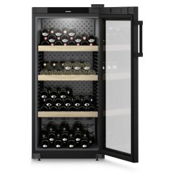 Cave à vin Liebherr WKv 142 – 142 bouteilles – Porte vitrée – Installation incluse