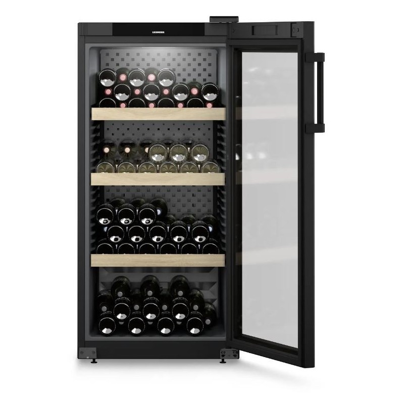 Cave à vin Liebherr WKv 142 – 142 bouteilles – Porte vitrée – Installation incluse