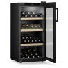 Cave à vin Liebherr WKv 142 – 142 bouteilles – Porte vitrée – Installation incluse