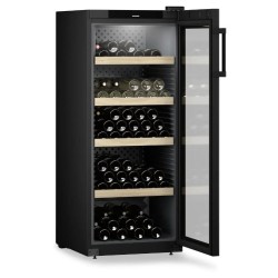 Cave à vin Liebherr WKv 166 – 166 bouteilles – Porte vitrée – Installation incluse