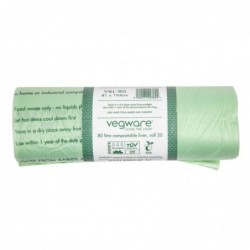 Sacs poubelle compostables Vegware Biobag 80L (lot de 240) CY581 Vegware