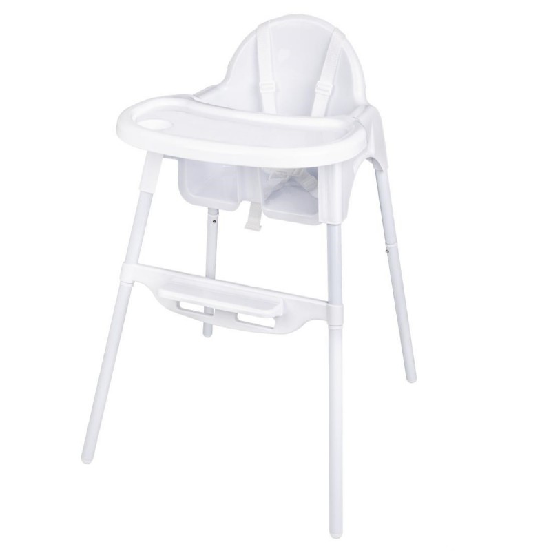 Chaise haute bébé Bolero blanc brillant CY599 Bolero Chaise haute bébé Bolero blanc brillant CY599 Bolero