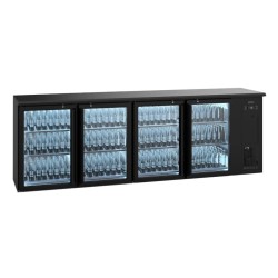 Arrière de bar Gamko E3/2222GMU84 – 4 portes vitrées – Installation comprise